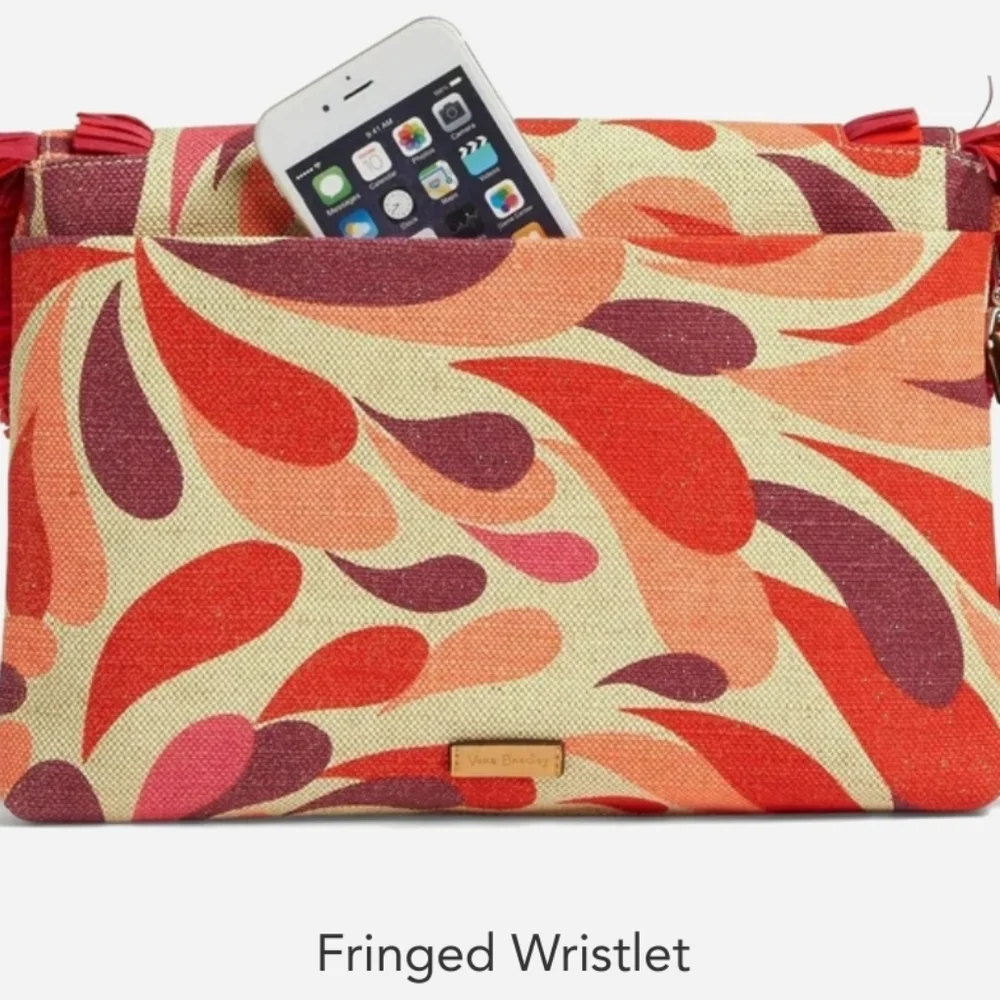 Vera Bradley Fringed Wristlet NWT